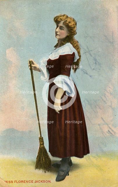 Florence Jackson, British actress, c1908. Artist: Unknown