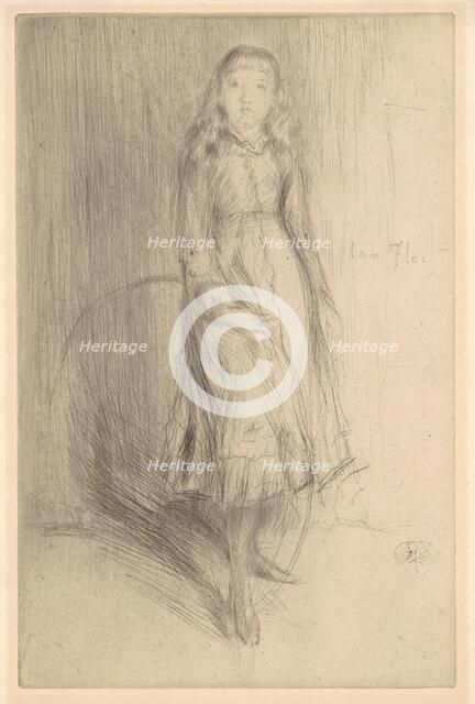 Florence Leyland, 1874. Creator: James Abbott McNeill Whistler.