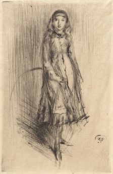 Florence Leyland, c. 1873. Creator: James Abbott McNeill Whistler