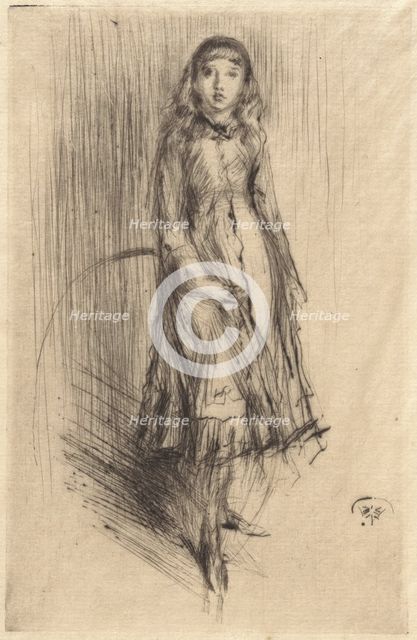 Florence Leyland, c. 1873. Creator: James Abbott McNeill Whistler.