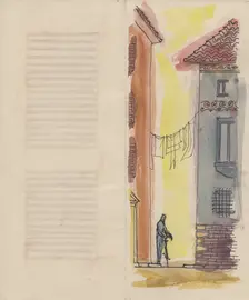 Florence leaflet, 1952. Creator: Shirley Markham