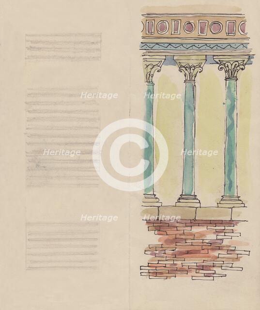 Florence leaflet, 1952. Creator: Shirley Markham.