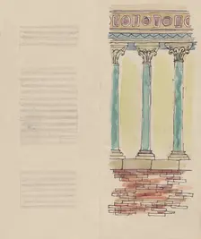 Florence leaflet, 1952. Creator: Shirley Markham