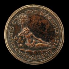 Florence Leaning on the Medici Shield [reverse], 1513/1516. Creator: Unknown