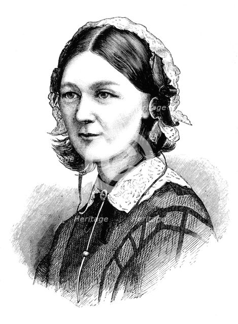 Florence Nightingale, 1870. Creator: Unknown.