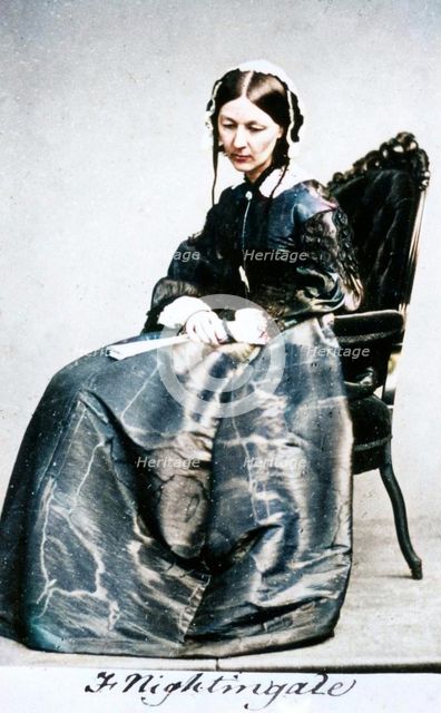 Florence Nightingale (1820-1910), 1854. Creator: Unknown.