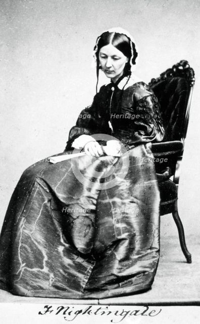 Florence Nightingale (1820-1910), 1854. Artist: Unknown