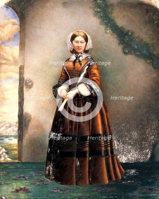 Florence Nightingale, c1850s. Creator: Unknown.