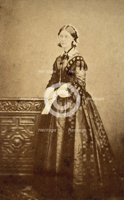 Florence Nightingale, c1860s. Creator: Henry Lenthall.