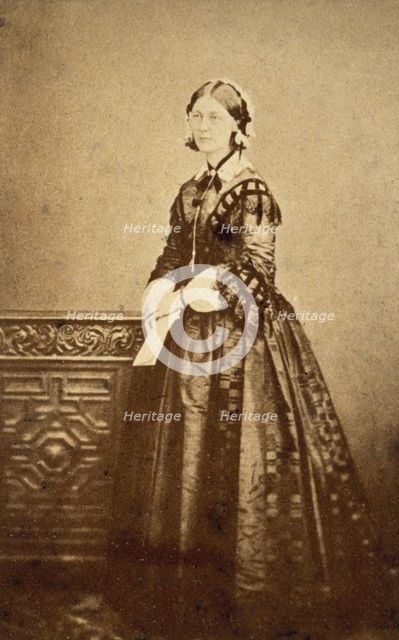 Florence Nightingale, c1860s. Creator: Henry Lenthall.