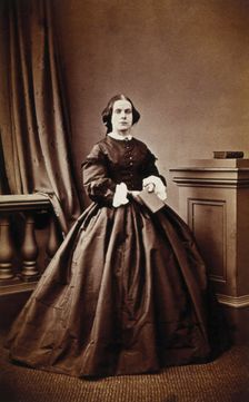 Florence Nightingale (?), c1870s. Creator: Unknown