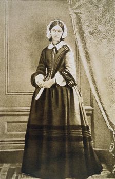 Florence Nightingale, English nurse and hospital reformer, c1850s