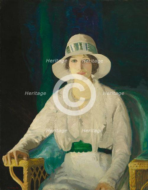 Florence Sittenham Davey (Mrs. Randall Davey), 1914. Creator: George Wesley Bellows.