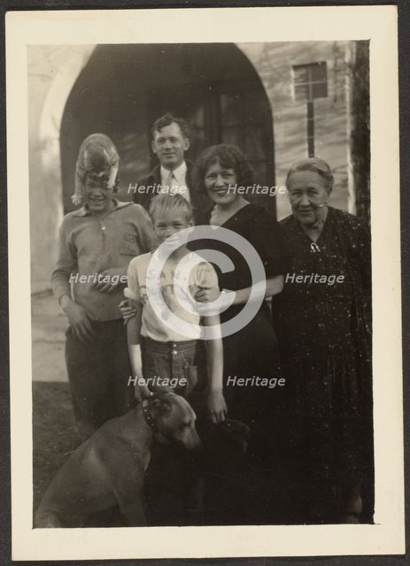 Florence's Family Portrait, 1907-1943. Creator: Louis Fleckenstein.