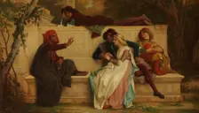 Florentine Poet, 1861. Creator: Alexandre Cabanel