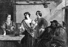 "Florizel and Per Dita", by C. R. Leslie, R.A., at the South Kensington Museum, 1861. Creator: Unknown