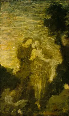 Florizel and Perdita, by 1887. Creator: Albert Pinkham Ryder