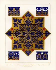 Floriated ornament: a series of thirty-one designs by Augustus Welby Pugin, architect..., 1849. Creator: H C Maguire