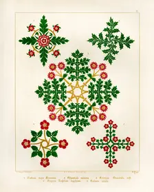 Floriated ornament: a series of thirty-one designs by Augustus Welby Pugin, architect..., 1849. Creator: H C Maguire