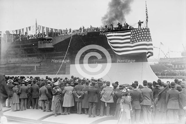 Florida, U.S.N. battleship, 1910. Creator: Bain News Service.