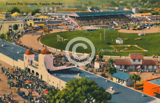 'Florida Fair Grounds, Tampa, Florida', c1940s. Artist: Unknown.