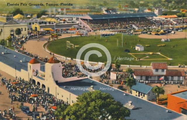 'Florida Fair Grounds, Tampa, Florida', c1940s. Artist: Unknown.