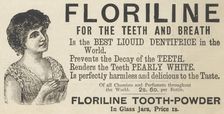 Floriline Liquid Dentifrice, 1893