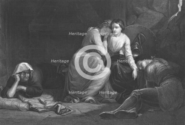 'Florimel and the Witch', c1852. Artist: George August Periam.