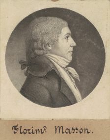 Florimond Masson, 1797-1798. Creator: Charles Balthazar Julien Févret de Saint-Mémin