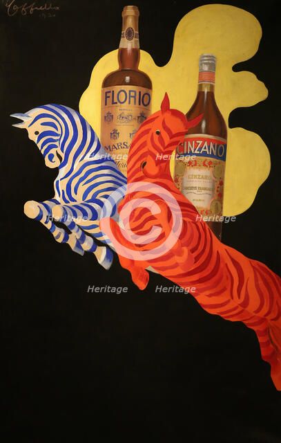 Florio Cinzano , 1930. Creator: Cappiello, Leonetto (1875-1942).
