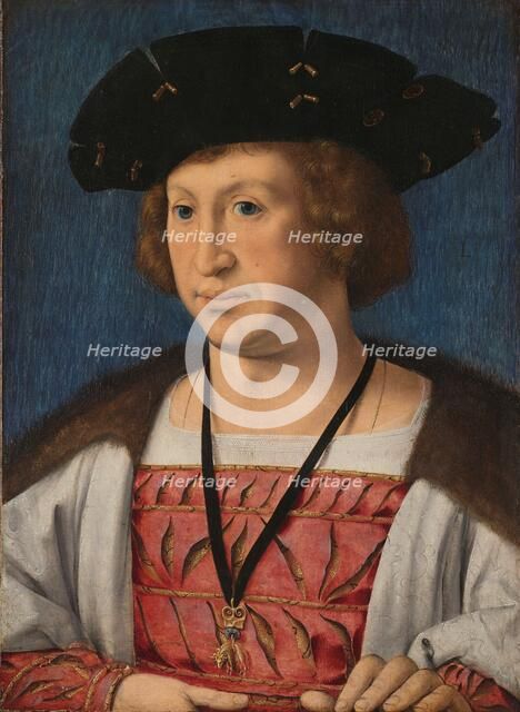 Floris van Egmond (1469-1539), Count of Buren en Leerdam, c.1519. Creator: Jan Gossaert.