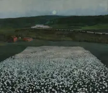 Flower Meadow in the North, 1905. Creator: Harald Sohlberg