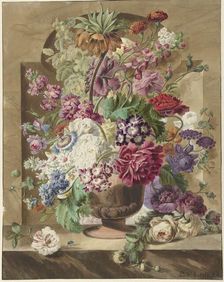 Flower arrangement, 1745-1784. Creator: Pieter van Loo