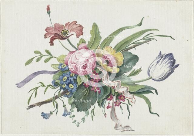 Flower arrangement, 1809. Creator: Catharina Wilhelmina Schweickhardt.
