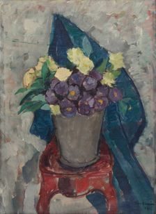 Flower arrangement, 1916. Creator: Niels Hansen