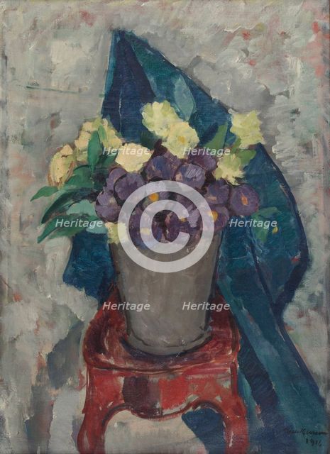 Flower arrangement, 1916. Creator: Niels Hansen.