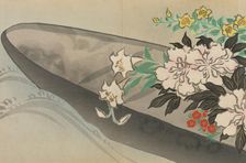 Flower boat (Hanabune). From the series "A World of Things (Momoyogusa)", 1909-1910. Creator: Sekka, Kamisaka (1866-1942)
