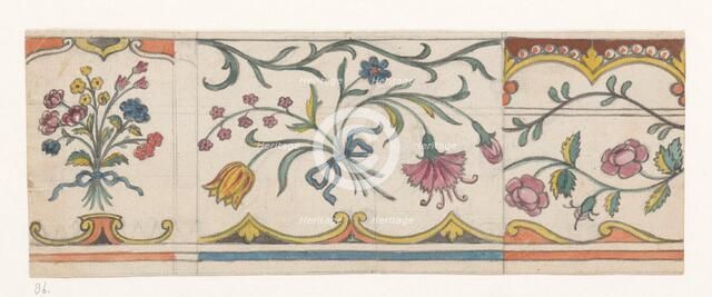 Flower borders, 1770-1808. Creator: Jan Brandes.