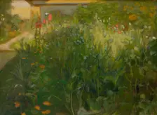 Flower Garden, 1900. Creator: Wojciech Weiss