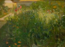 Flower Garden, 1900. Creator: Wojciech Weiss