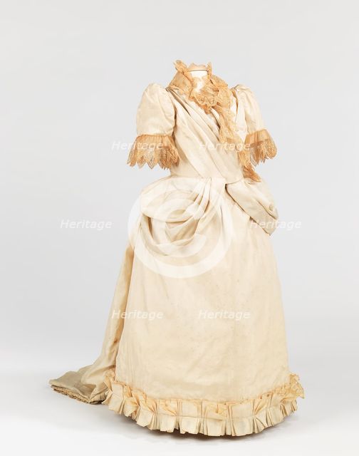 Flower girl ensemble, American, 1891. Creator: Unknown.