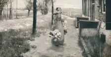 Flower Girl in Holland 1887, (1912). Artist: George Hitchcock