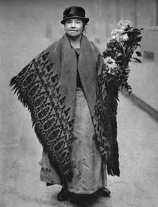 Flower girl, London, 1926-1927