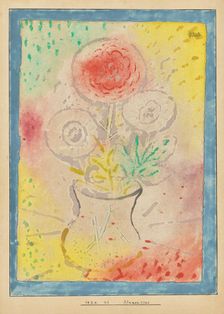 Flower Glass, 1924. Creator: Klee, Paul (1879-1940)