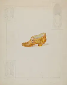 Flower Holder, c. 1936. Creator: Alfred Walbeck