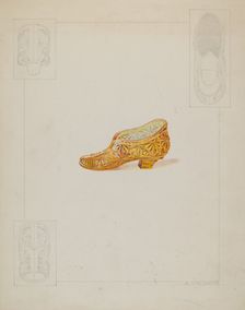 Flower Holder, c. 1936. Creator: Alfred Walbeck