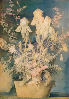 Flower Painting by George Sheringham c1910-1920, (1936). Creator: George Sheringham