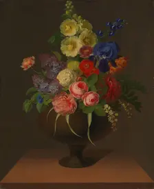 Flower Piece, 1812. Creator: Claudius Ditlev Fritzsch
