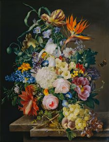Flower piece, 1831. Creator: Franz Xaver Petter