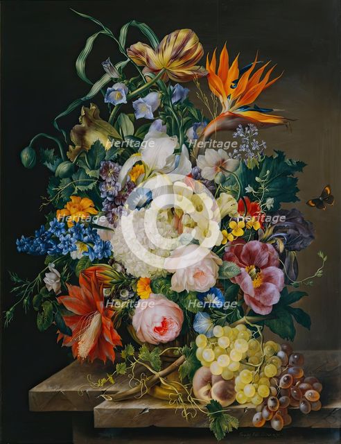 Flower piece, 1831. Creator: Franz Xaver Petter.